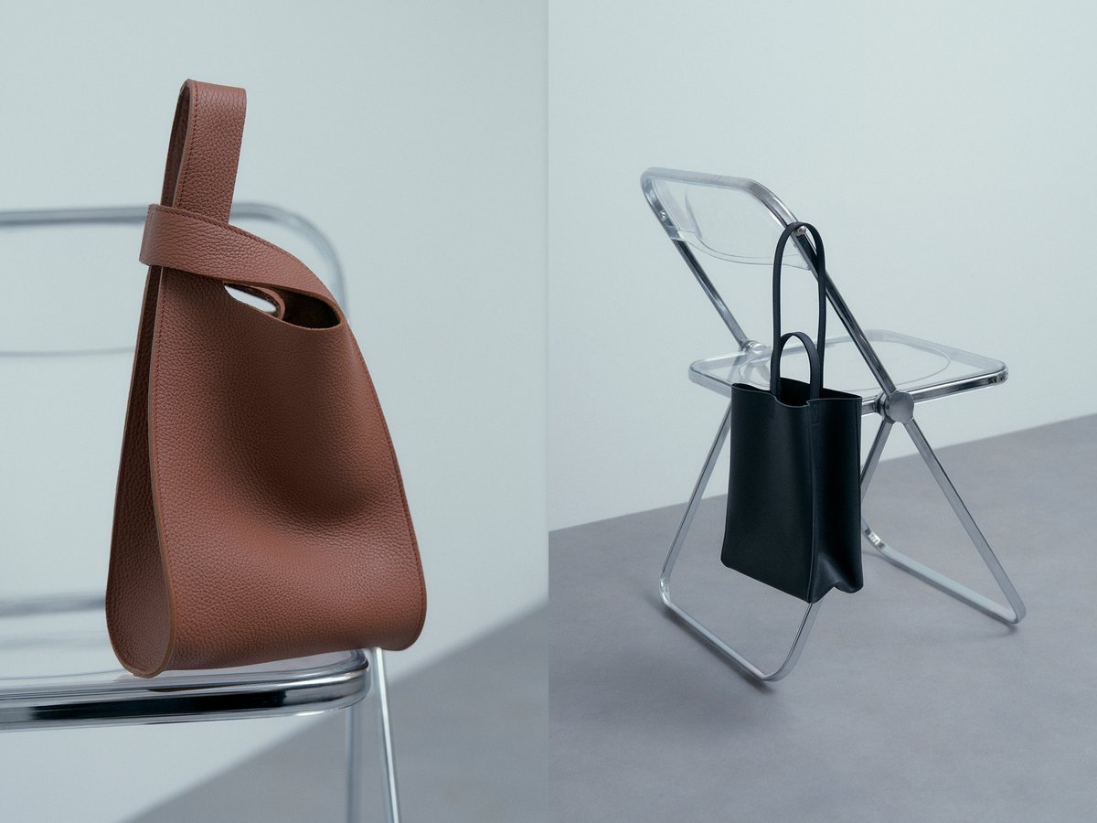 THE RERACS PACHYDERM リラクス　ハンドバッグ ブラウン 共鳴するミニマリズム」 3つの要素から紐解くザ・リラクスとパキダムの