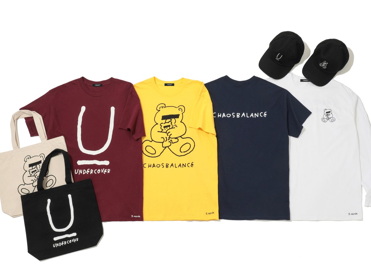 アンダーカバーが長場雄とのコラボアイテム発売 描き下ろしのUロゴや