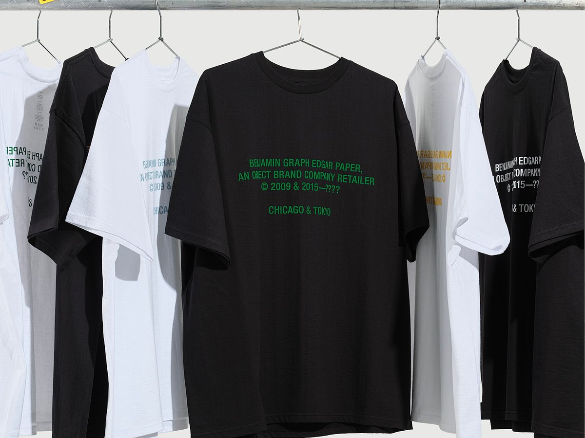 aton × graphpaper Tシャツ グラフペーパー×エイトンのユニセックスTシャツ、こだわり素材