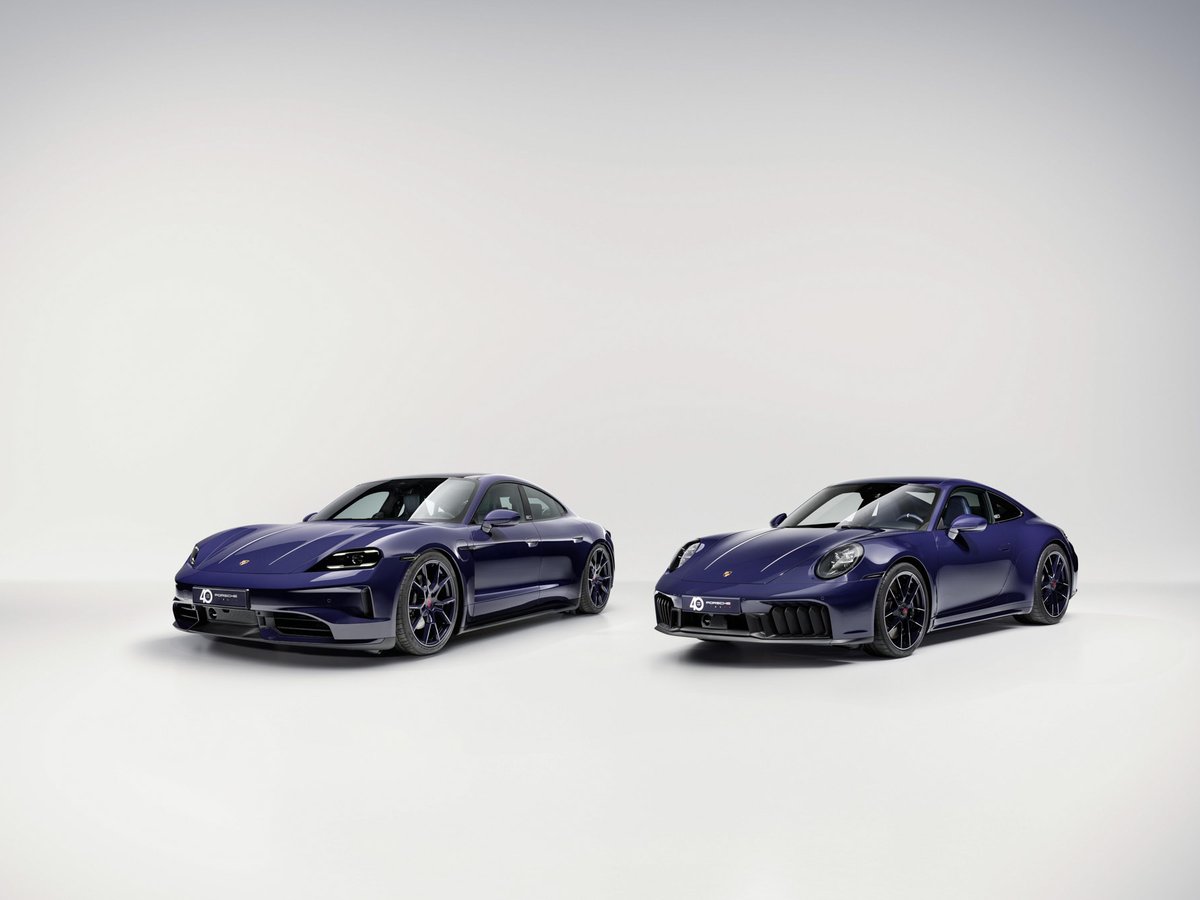 ポルシェ「911」「タイカン」が“フェラガモ仕様”に ブルゾーニョカラー