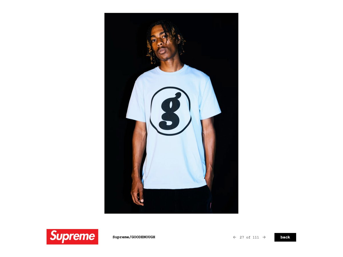 シュプリームがグッドイナフとのコラボ発表、ナイキ「エア フォース 1  