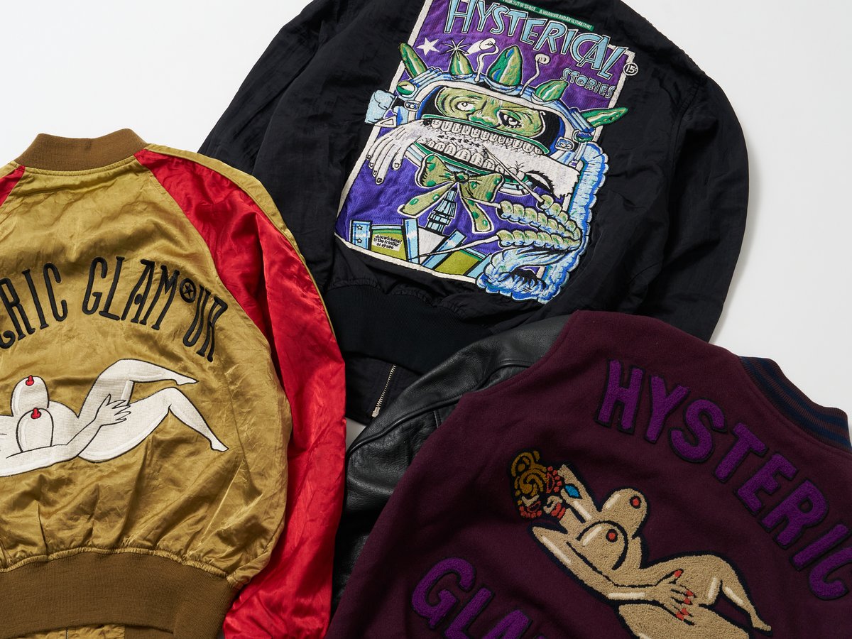 最終値下げです！希少　ヴィンテージ　ヒステリックグラマー　スタジャン　44 HYSTERIC GLAMOUR × WIND AND SEA スタジャン