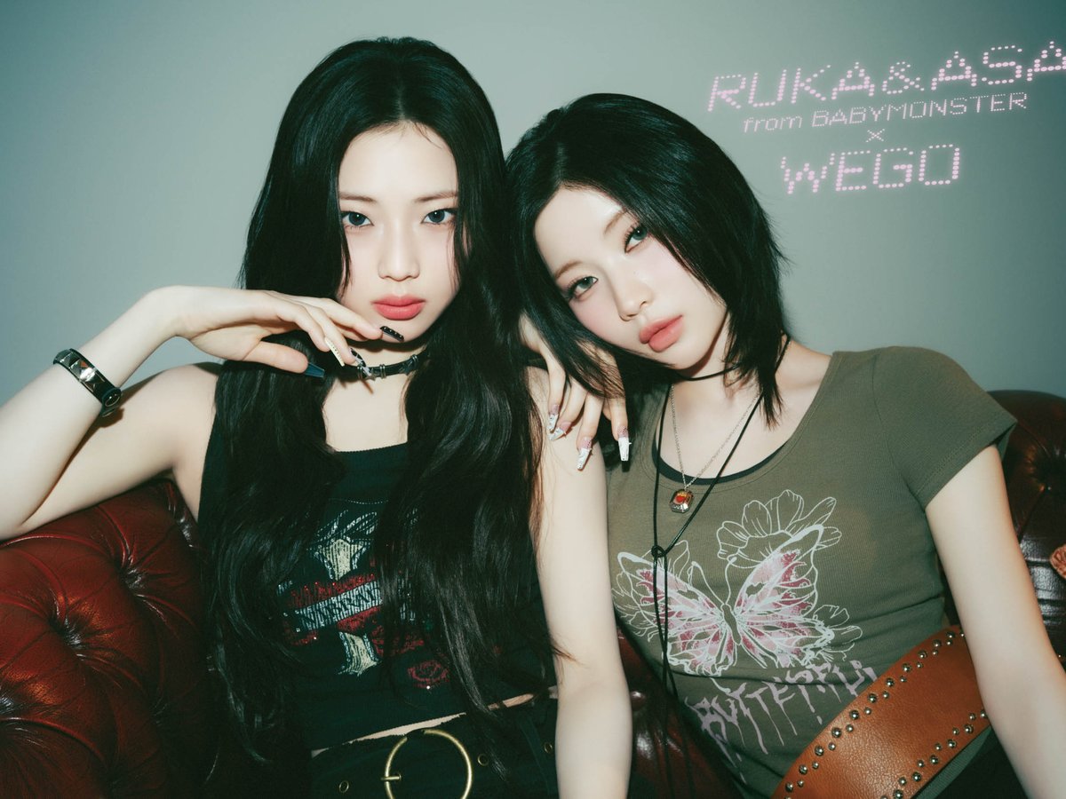 WEGOが新ヴィジュアルにベイビーモンスターのRUKAとASAを起用、フリー