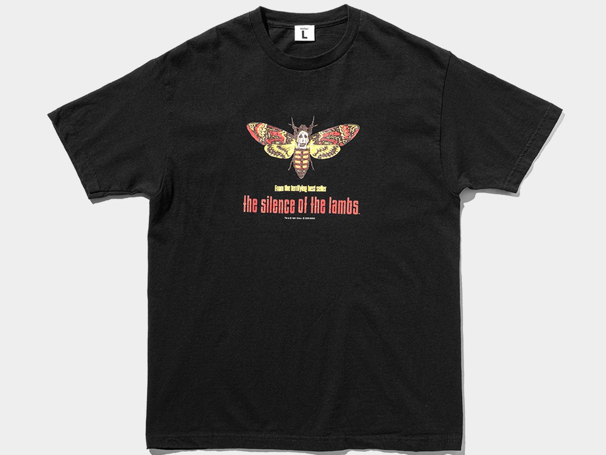 L WEBER 羊たちの沈黙 WHITE Tシャツ 映画『羊たちの沈黙』コラボTシャツ7型を販売 古着店