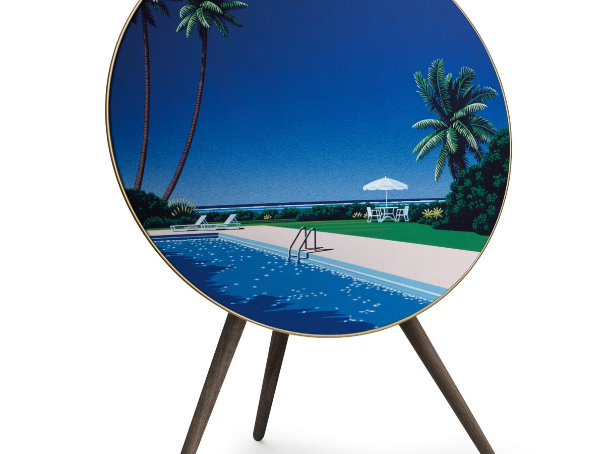 【 新品 】永井博 CONTRAST バング＆オルフセンが永井博とコラボ、代表作をプリントした