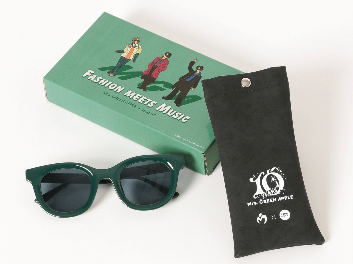 Mrs. GREEN APPLE サングラス 新品未使用 ミセスグリーンアップル10周年を記念、アンドエスティがコラボ