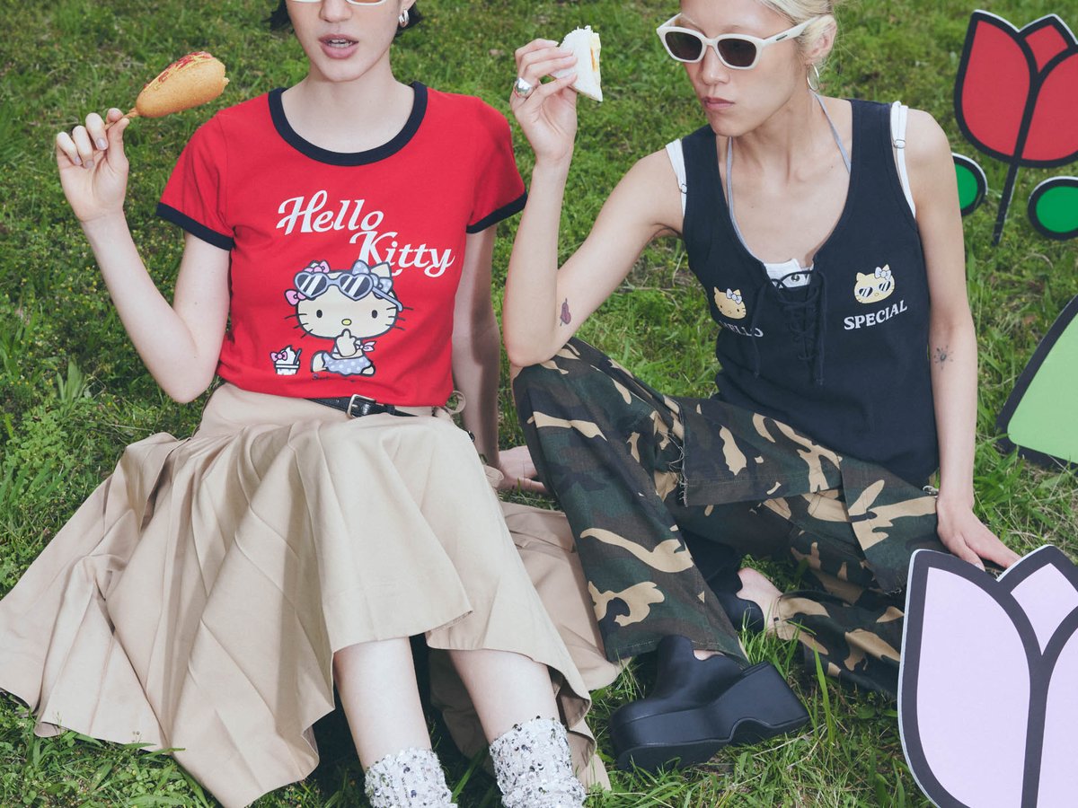 メゾン スペシャルが「ハローキティ」と初コラボ 日焼けしたキティの
