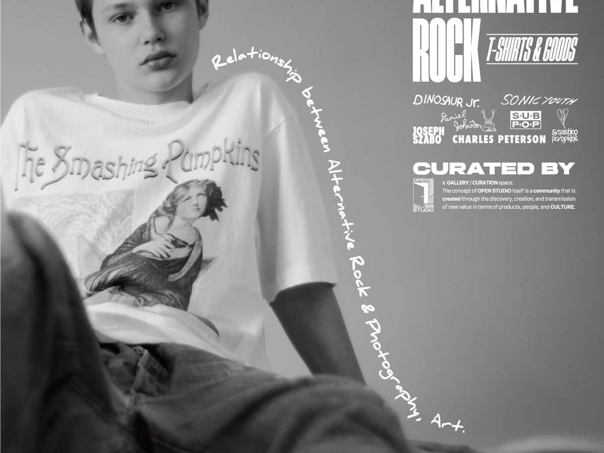 ソニック・ユースなどの90年代のTシャツを再現 オルタナティブ