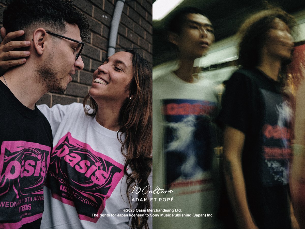 oasis Tシャツ オアシス live 2025 アダムエロペ BEAMS oasis Tシャツ オアシス live 2025 アダムエロペ BEAMS（ADAM ET