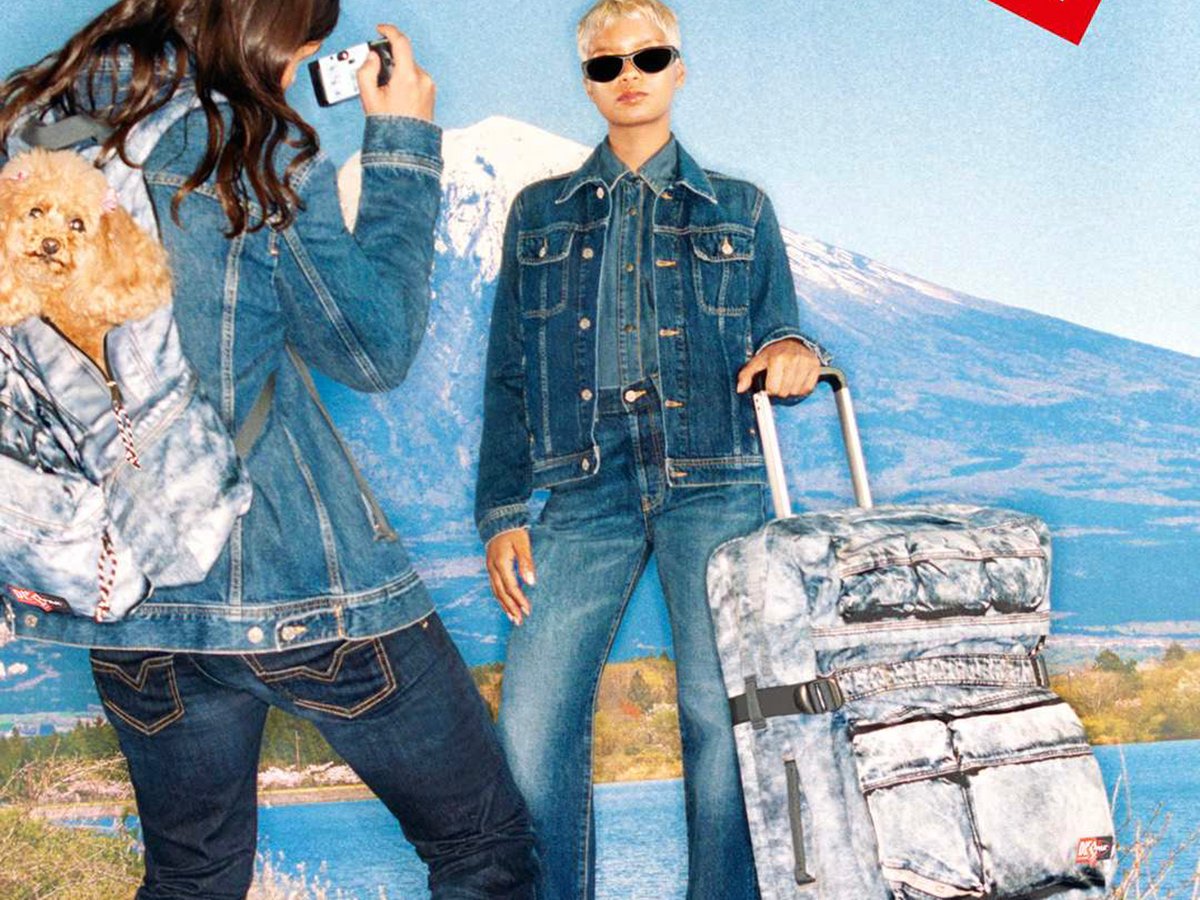 ディーゼルがイーストパックと初コラボ トロンプルイユデニム