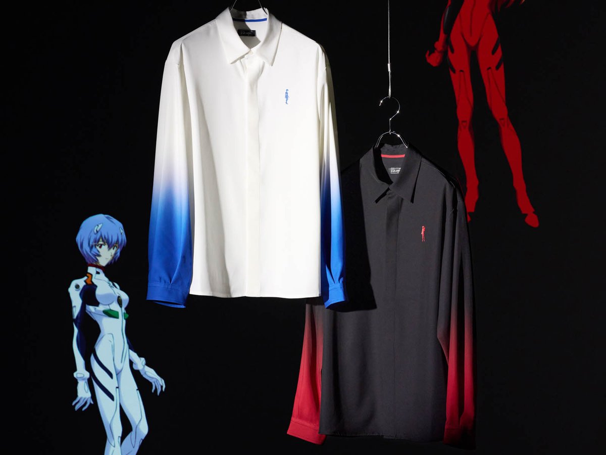 【エヴァコラボ】コラージュプリントシャツ HARE レイ ⭐︎即完 HARE コラージュプリントシャツ 【エヴァンゲリオン