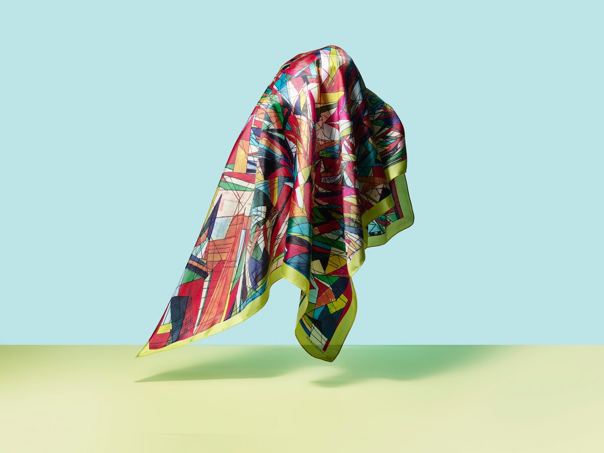 へラルボニーがスカーフコレクションを発売 全24人の作家のアート作品