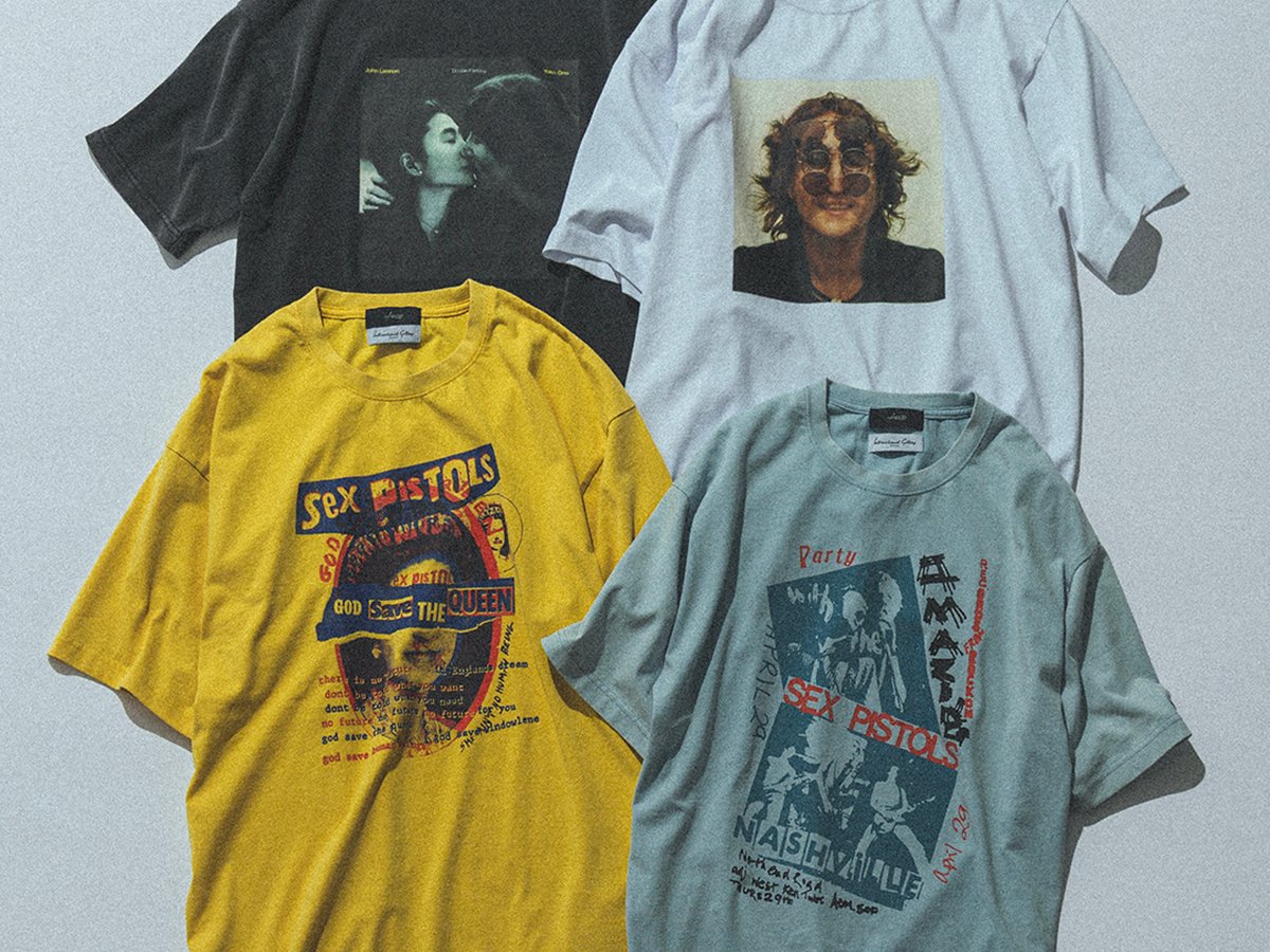 【希少】ジョン・レノン ミュージアム公式品 メッセージTシャツ 　Mサイズ John Lennon Museum ジョン・レノンミュージアムTシャツ L 黒