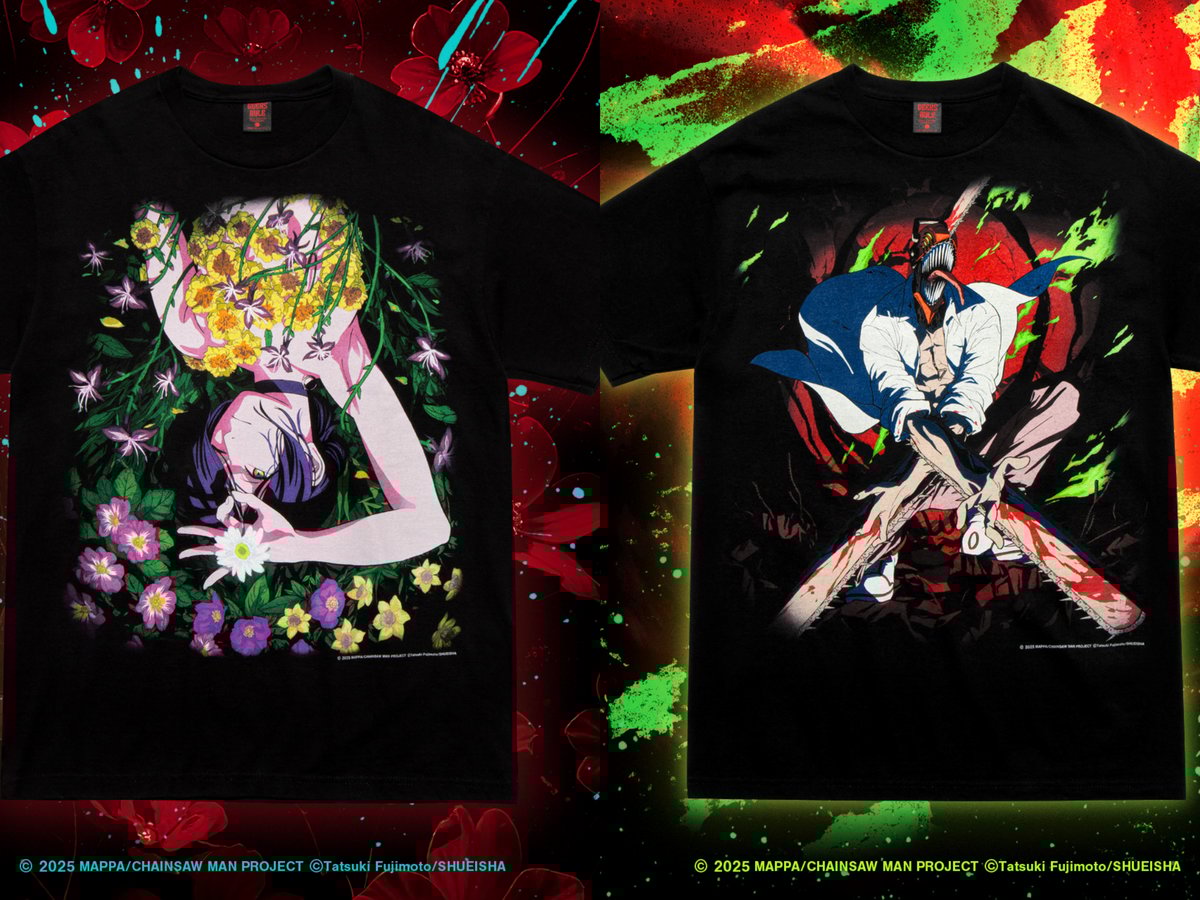 正規品　GEEKS RULE 　チェンソーマン レゼ Tシャツ Lサイズ　２種 collage-eea88a76-6c64-4c30-