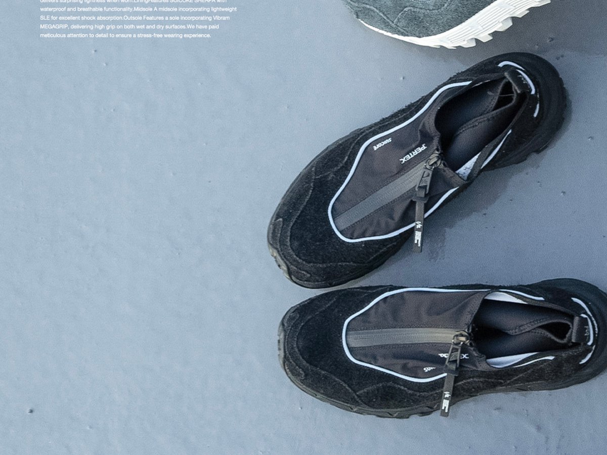 F/CE.®がスイコックと初コラボ、防水性に優れた高性能スニーカー