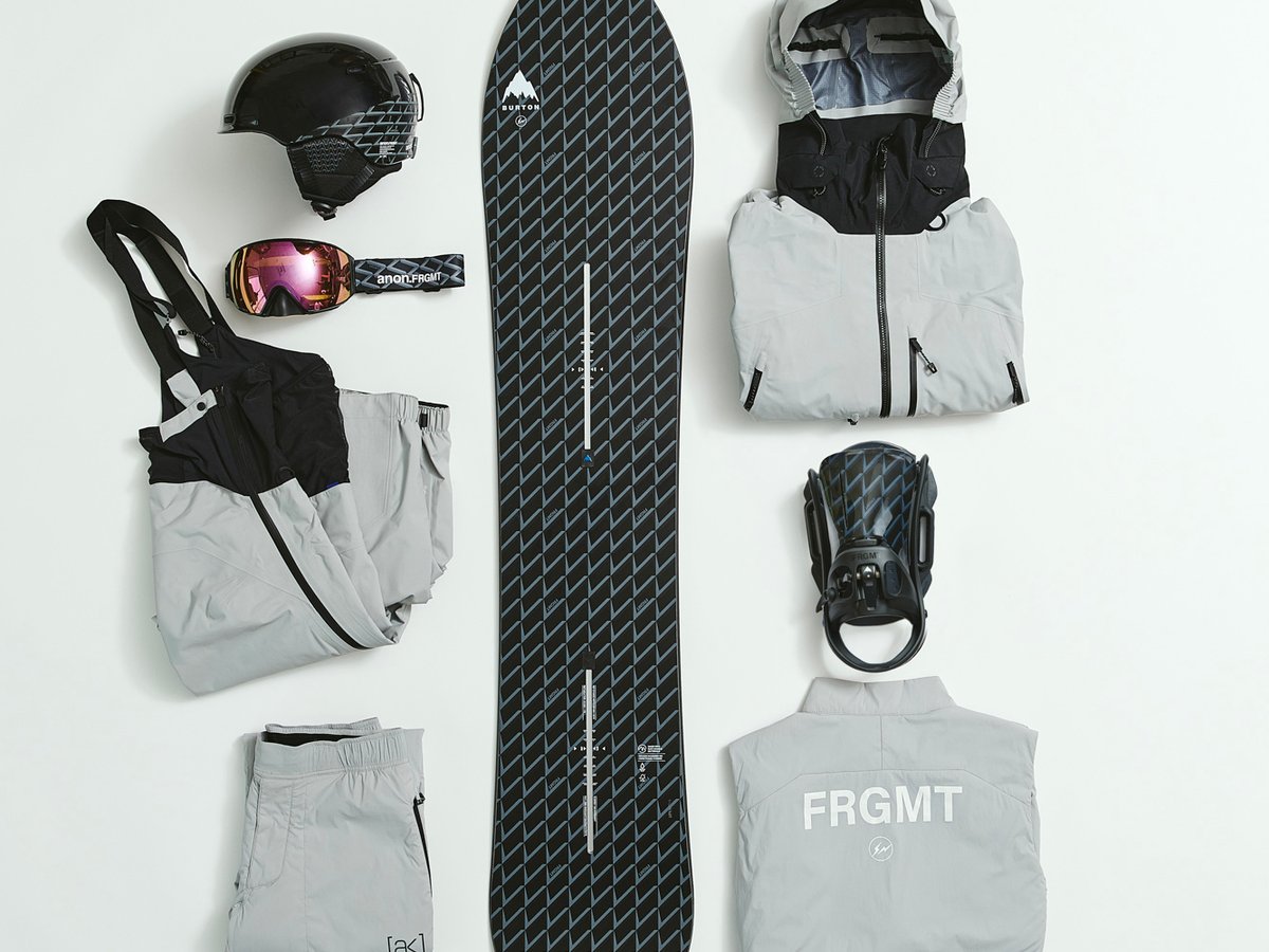 バートンとフラグメントがコラボ 藤原ヒロシのスノーボード愛を
