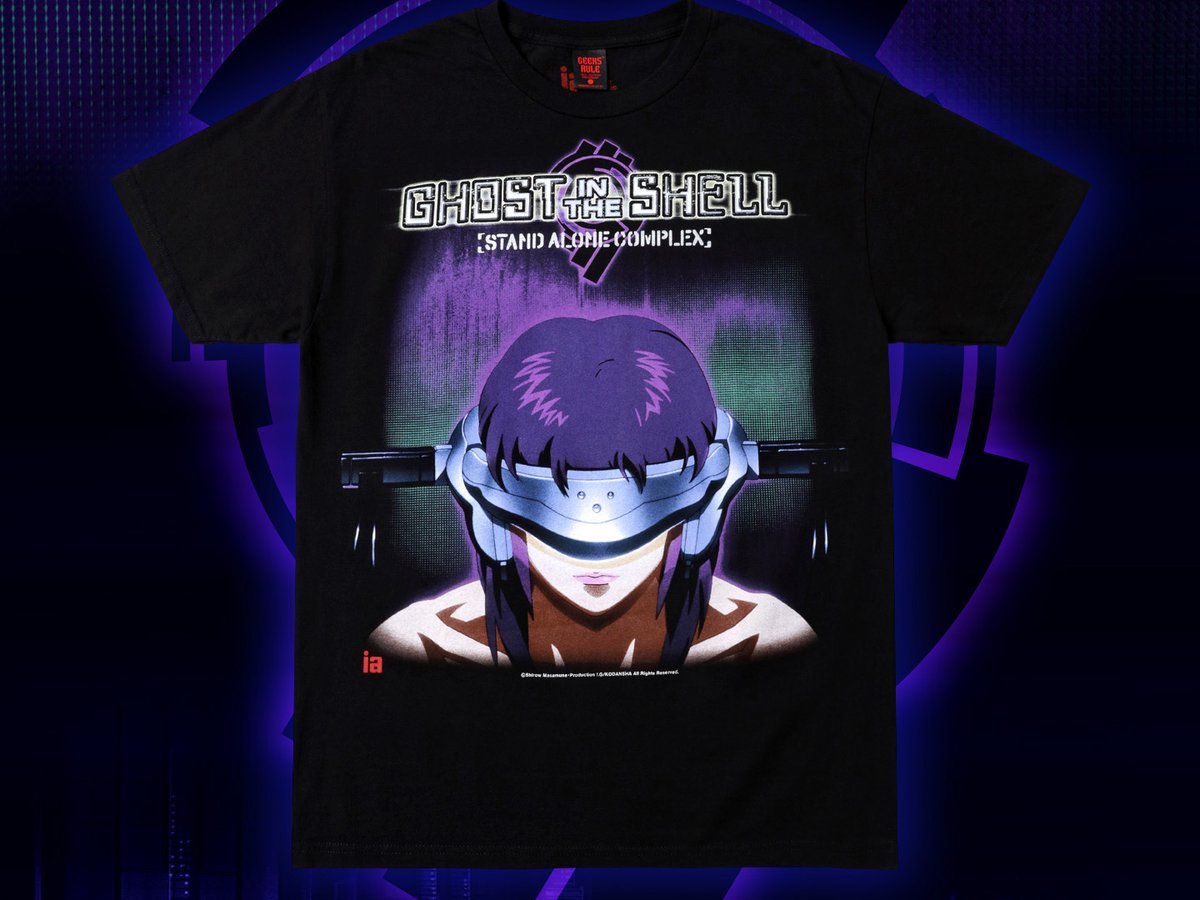 geeks rule 攻殻機動隊 L 攻殻機動隊 x ギークスルールからコラボ T シャツが登場
