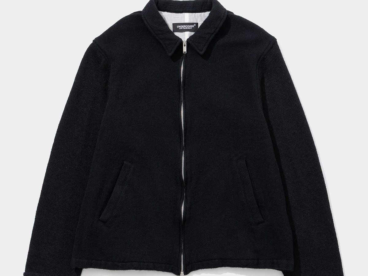 UNDERCOVER ウール縮絨ブルゾン　アンダーカバー V.A.がアンダーカバーに別注 ウールのブルゾンと縮絨ウールのステン