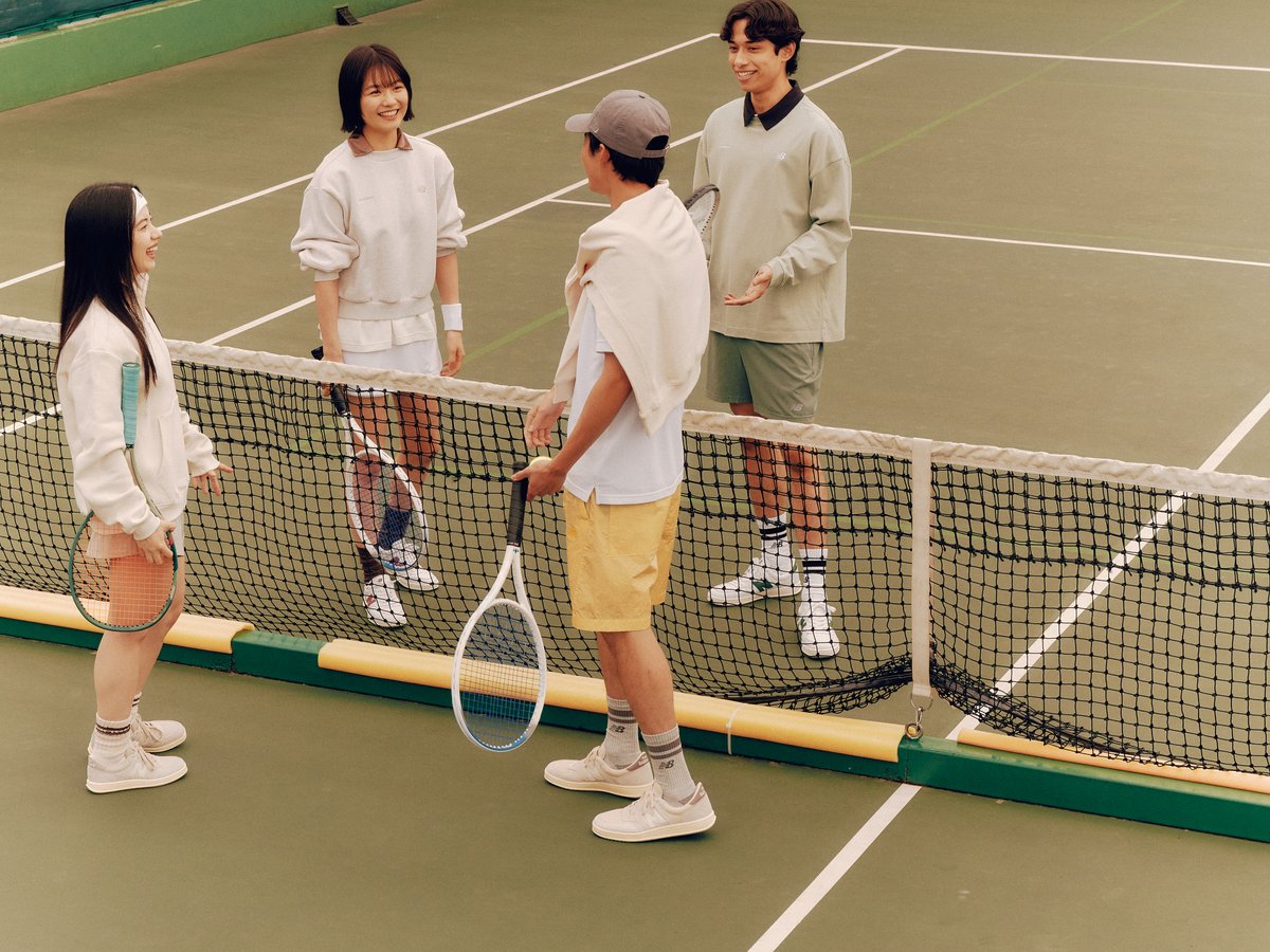 Nike court ジップアップ ジャケット テニス tennis WEEKEND COURT CLUB ニューバランスで叶える、秋のテニスルック