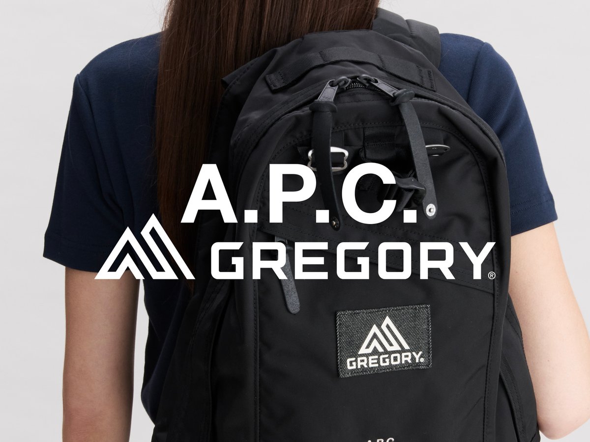 A.P.C.がグレゴリーと初コラボ、都市型ハイキング仕様バッグ3型を発売