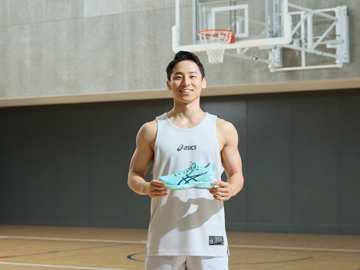 アシックスが河村勇輝と共同開発したシューズ「SWIFTACE YUKI」を発売