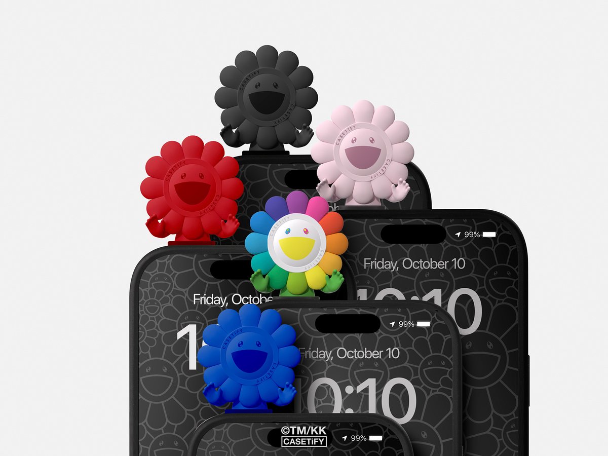 CASETiFY 村上隆 （白）ワイヤレスイヤホンポーチ♡完売商品最終お値下げ♡ CASETiFY 村上隆 （白）ワイヤレスイヤホンポーチ♡完売商品最終お