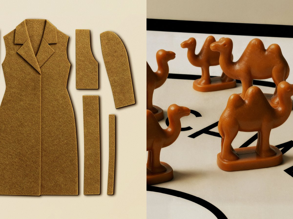 マックスマーラが「キャメル」をテーマにしたポップアップストアを開催