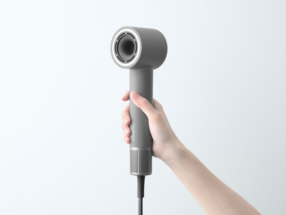 サロニア」から“I字型”ドライヤーが登場 美容室のようなブローを自宅で再現