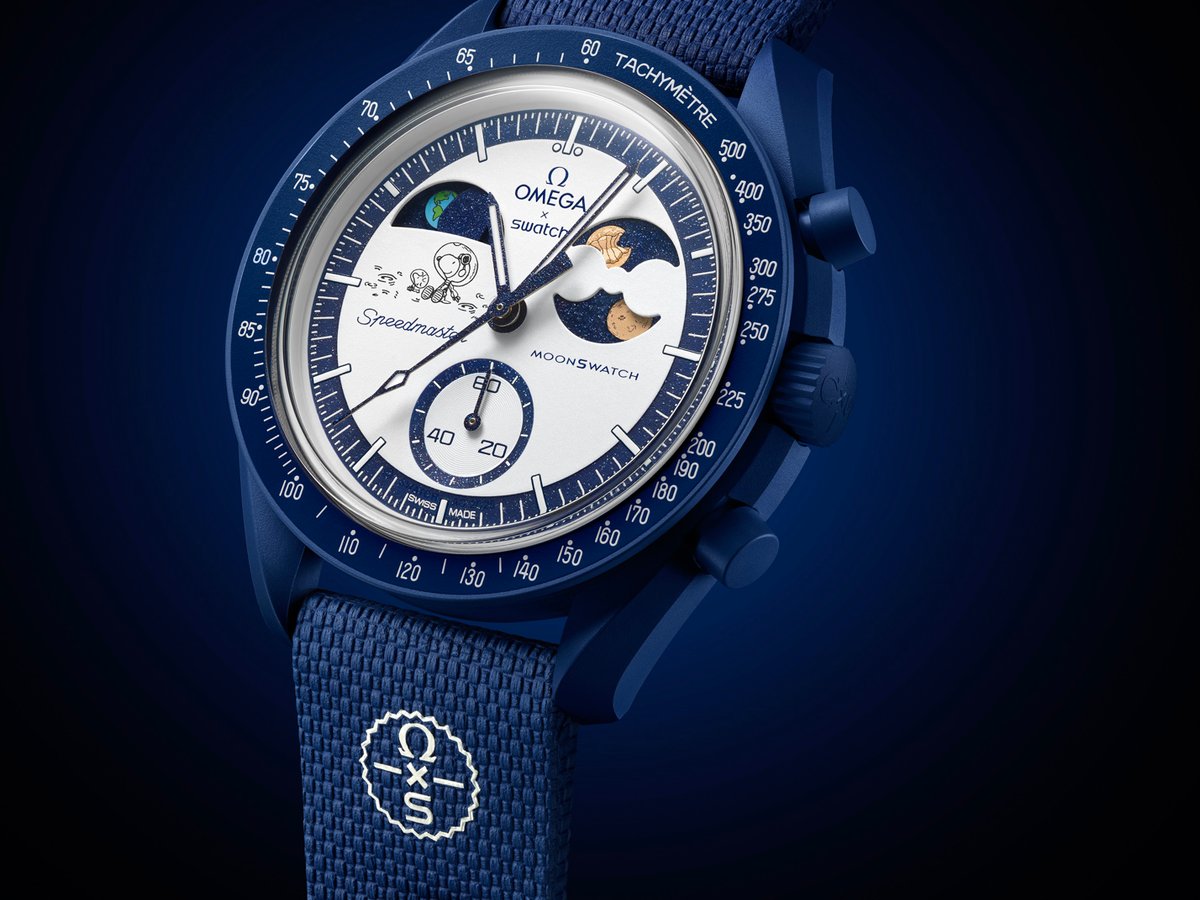 オメガスウォッチ”スヌーピーモデル新作 ビーバームーンをオマージュ