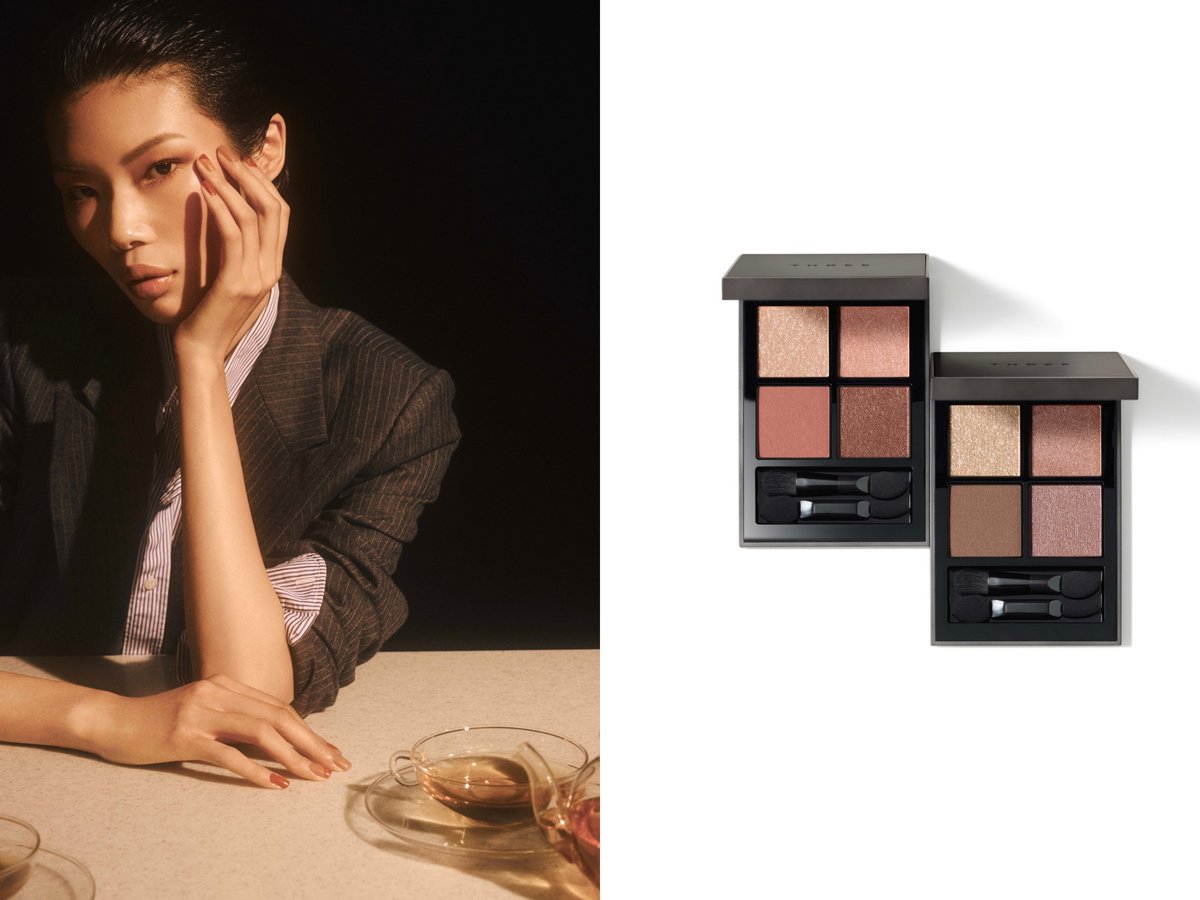 2026年春コスメ】THREE：ゆらめく湯気と紅茶の深みを表現したニュー