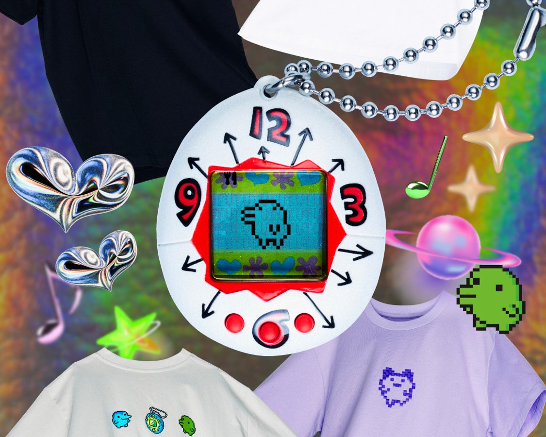 ユニクロUTとたまごっちがコラボ 初代のデザインをオマージュした