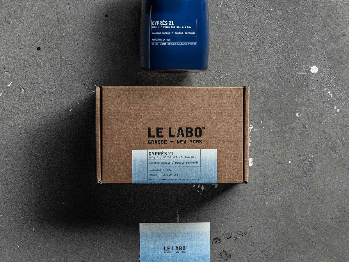 ル ラボから日本の藍染に着想したキャンドル「シプレ 21 インディゴ