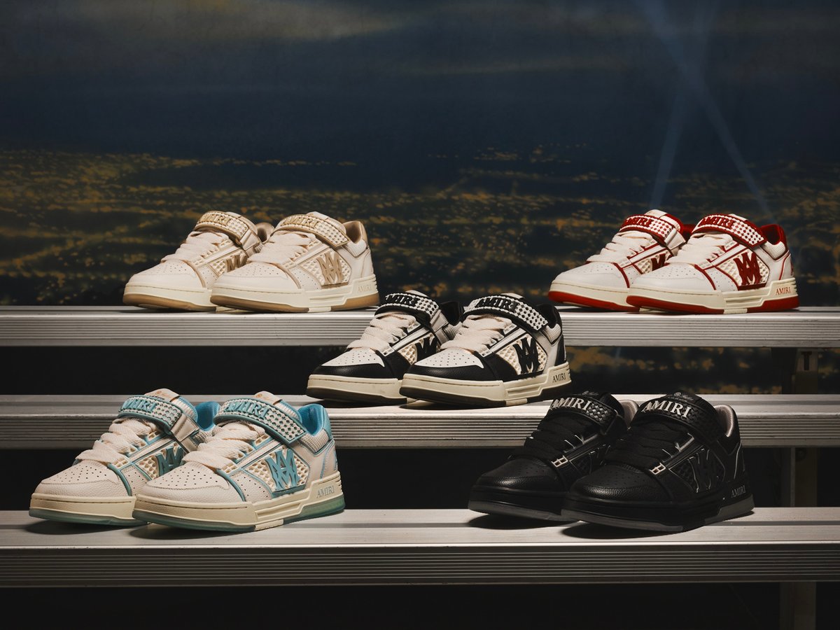 アミリが新作スニーカーを発売 アッパーにシグネチャーロゴをデザイン