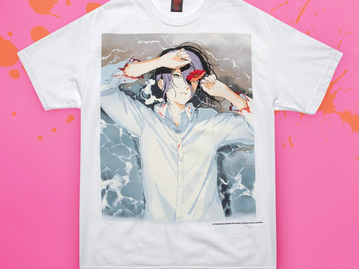 ギークスルールとチェンソーマンがコラボ 浜辺に横たわるレゼの