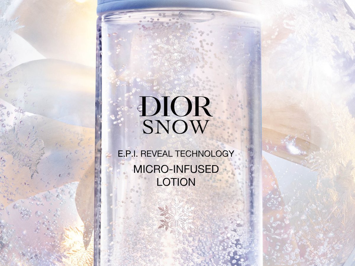 ディオール スノー」から6つの効能効果を持つ医薬部外品のローションが発売