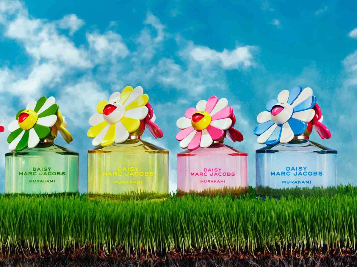 しずこ出品｜フェイスカラー マーク ジェイコブスが村上隆とのコラボ香水を発売 フラワーモチーフを