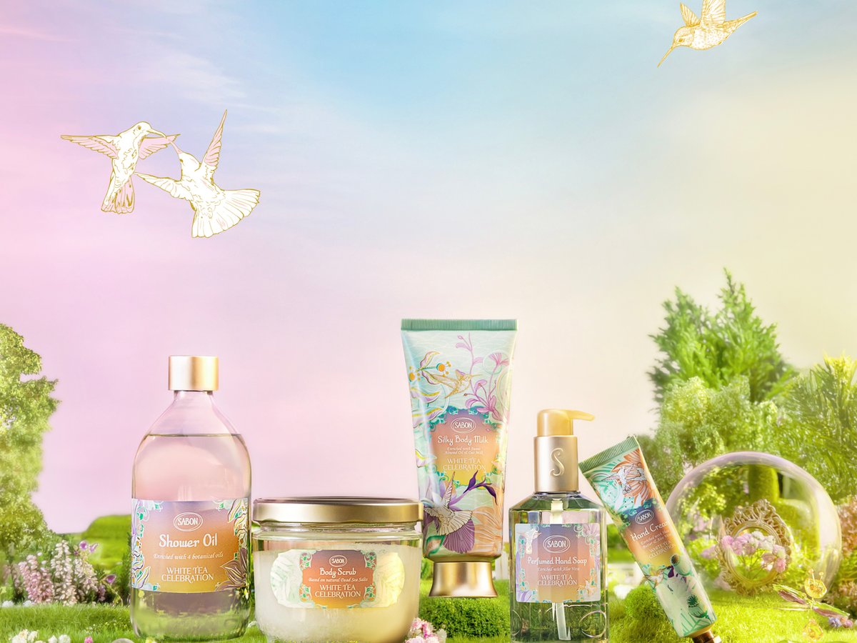 サボンからホワイトティー香る春限定コレクションが登場 スクラブなど