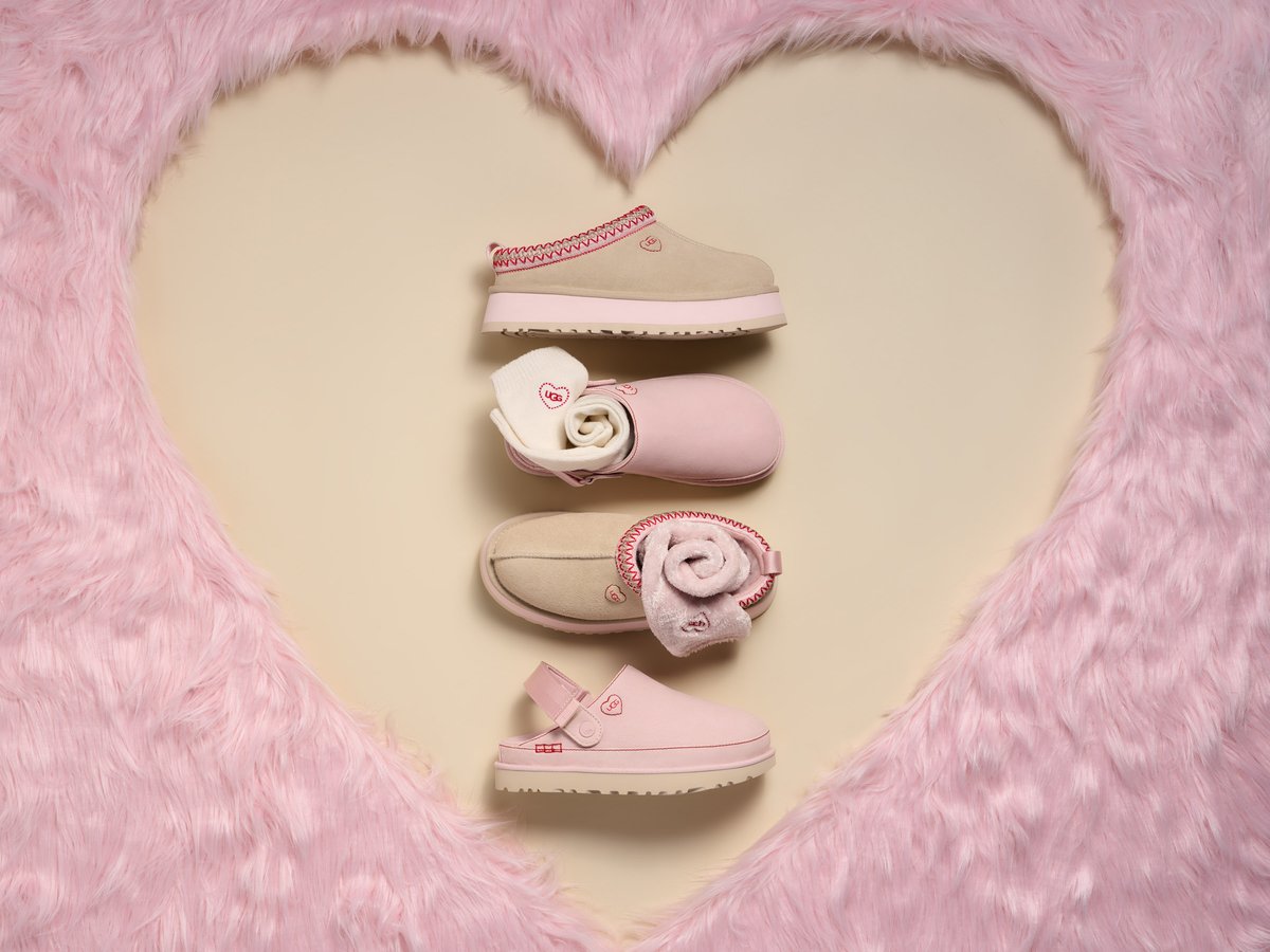 UGG®が「LOVE」テーマのバレンタインコレクション発売 ソックスも