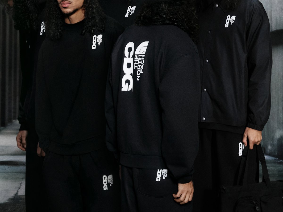CDG × ザ・ノース・フェイス第3弾 黒で統一した全8型を発売