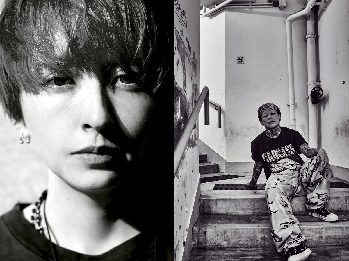 イクミが「マダラニンゲン」と初コラボ 漢字グラフィックをあしらったT