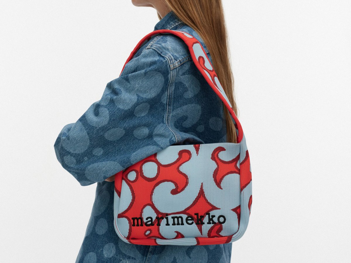 マリメッコがニットバッグシリーズの新作を発売 リズミカルな