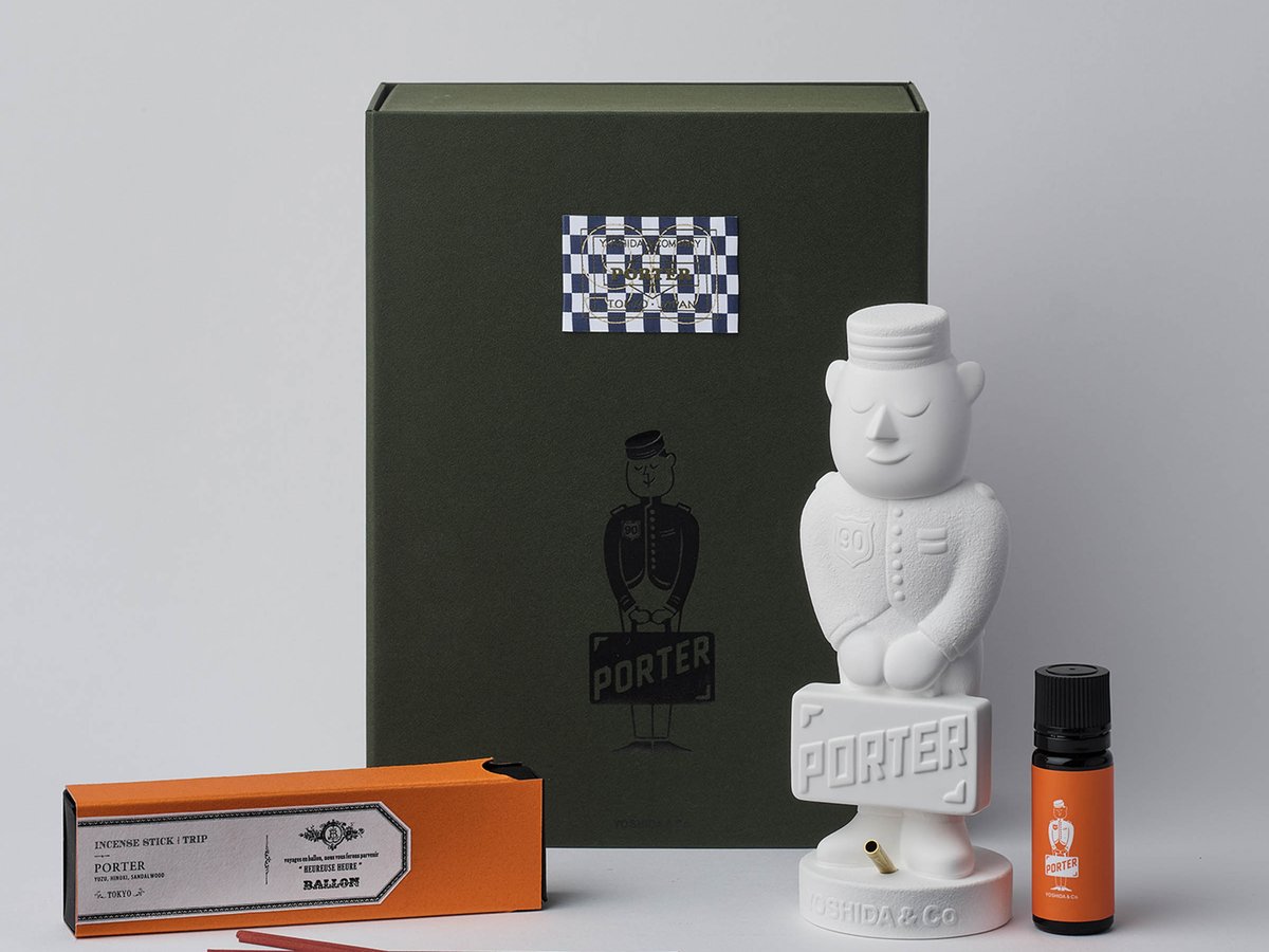 吉田カバン」90周年で「バロン」とコラボ アロマとインセンスの特別セット