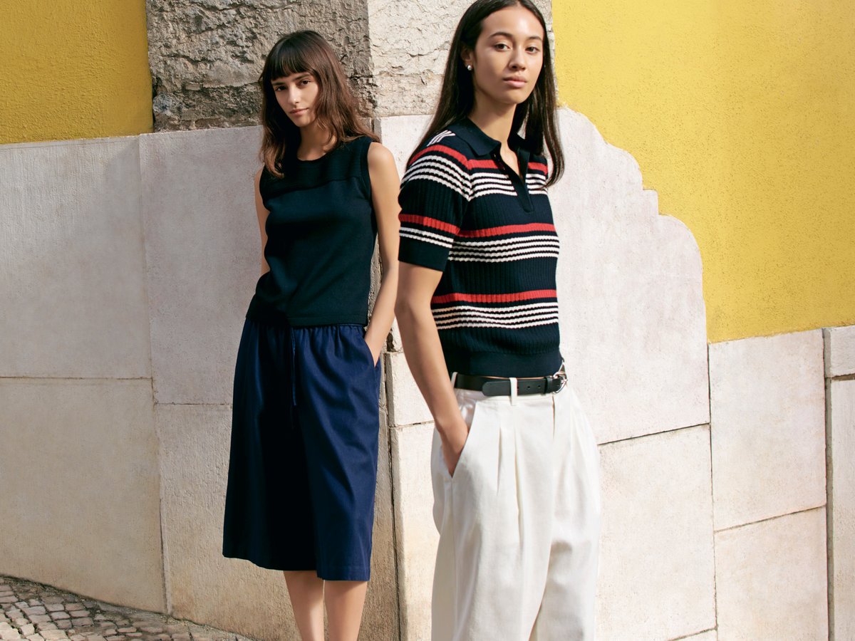 N*o様 希少✨美品✨ユニクロ UNIQLO コントワー デ コトニエ ロングコ ユニクロ × コントワー・デ・コトニエ26年春夏新作 リヴィエラの色彩に