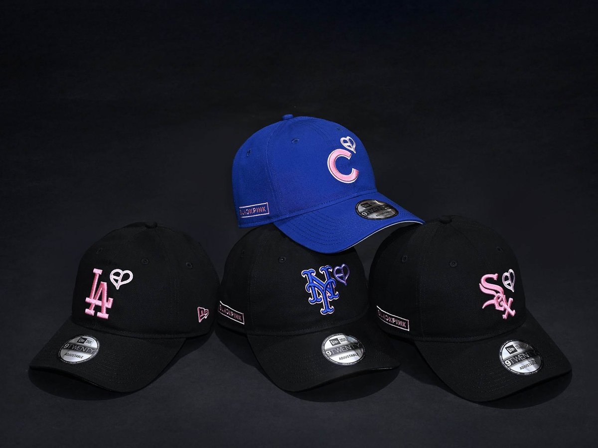 ニューエラ × BLACK PINK × MLB ハートロゴをあしらった9FORTYなど発売