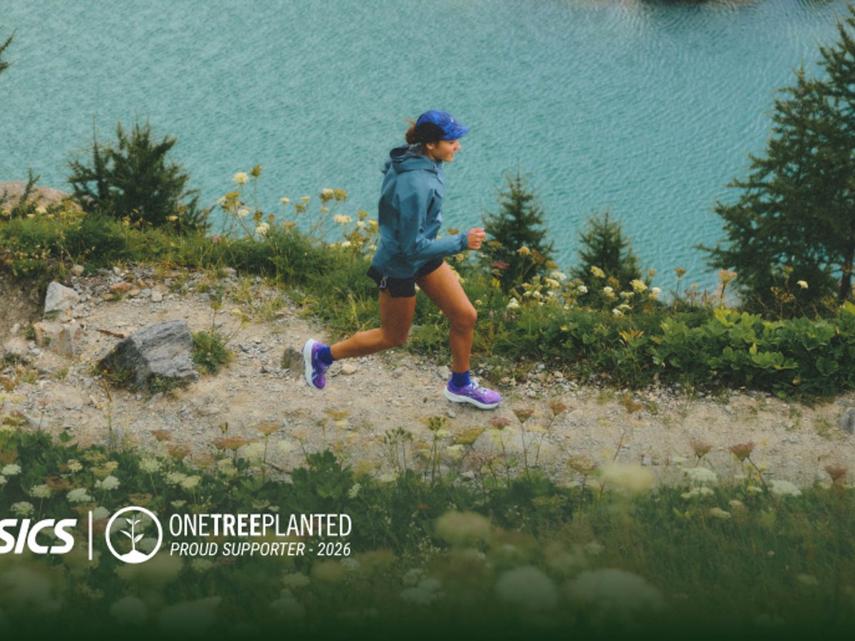 アシックス、ランニングなど5kmで1本の植樹ができるチャレンジ