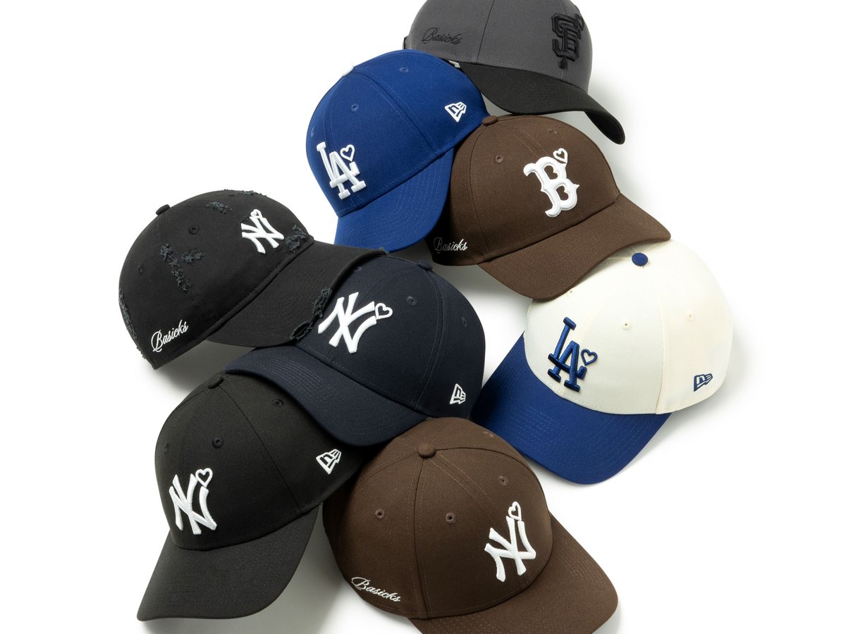ベイシックス × ニューエラ × MLB新作 レッドソックスとジャイアンツを
