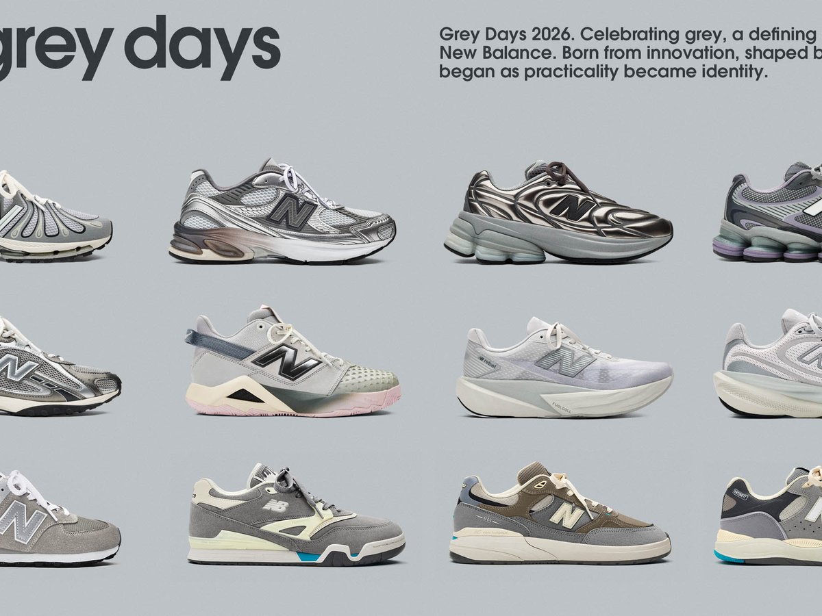 ニューバランスが「Grey Day」を祝うコレクションを発売 FuelCell