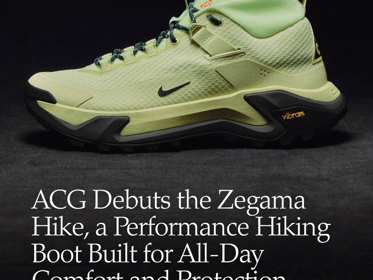 ナイキ ACGがブランド刷新後初のシューズ「ACG ゼガマ ハイク」を発売