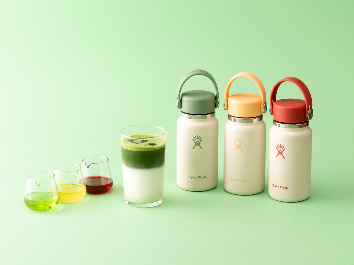 ハイドロフラスクから日本の伝統色を落とし込んだ限定カラー 抹茶