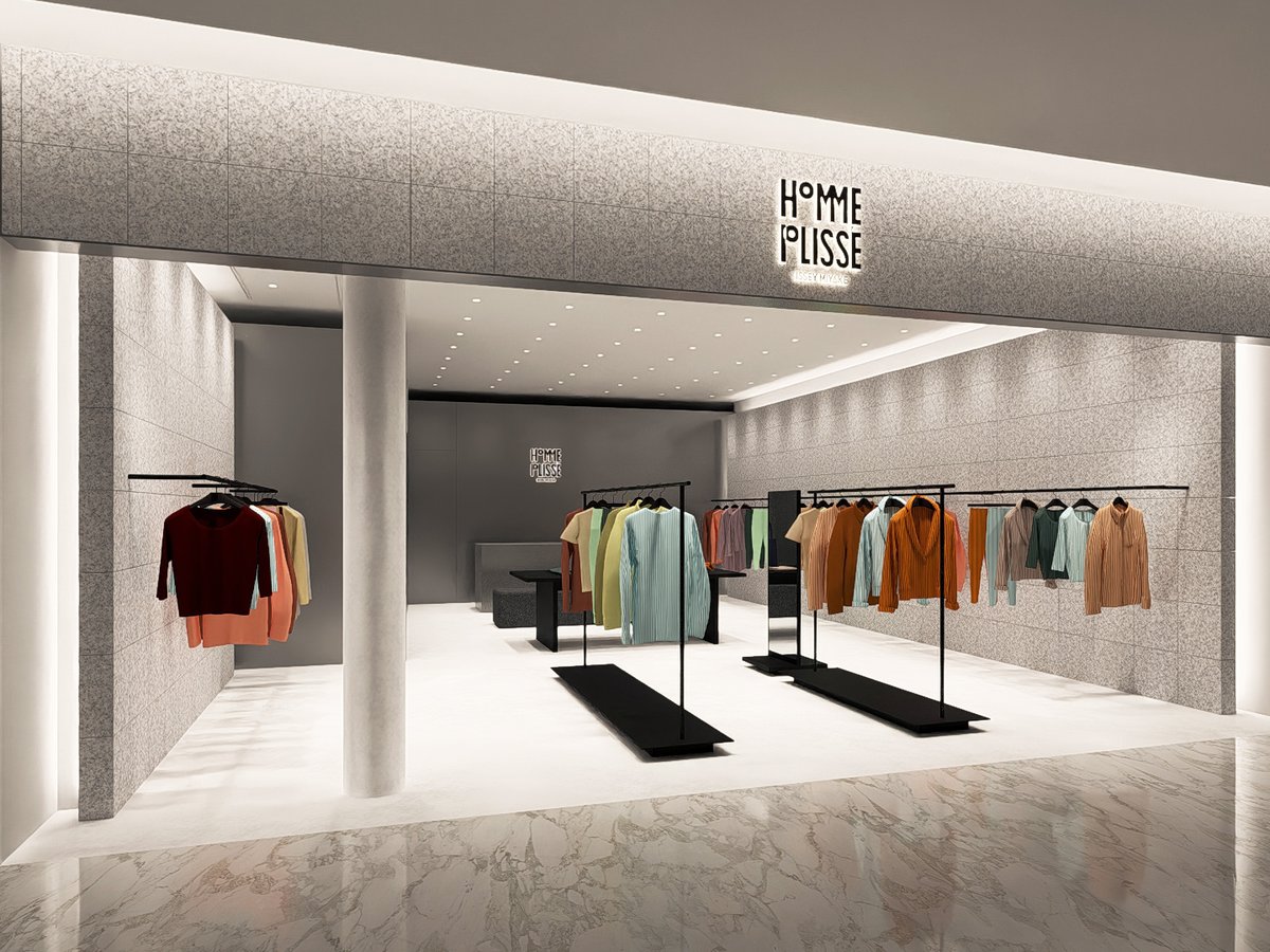 オム プリッセ イッセイ ミヤケ新店舗が心斎橋PARCOにオープン 限定
